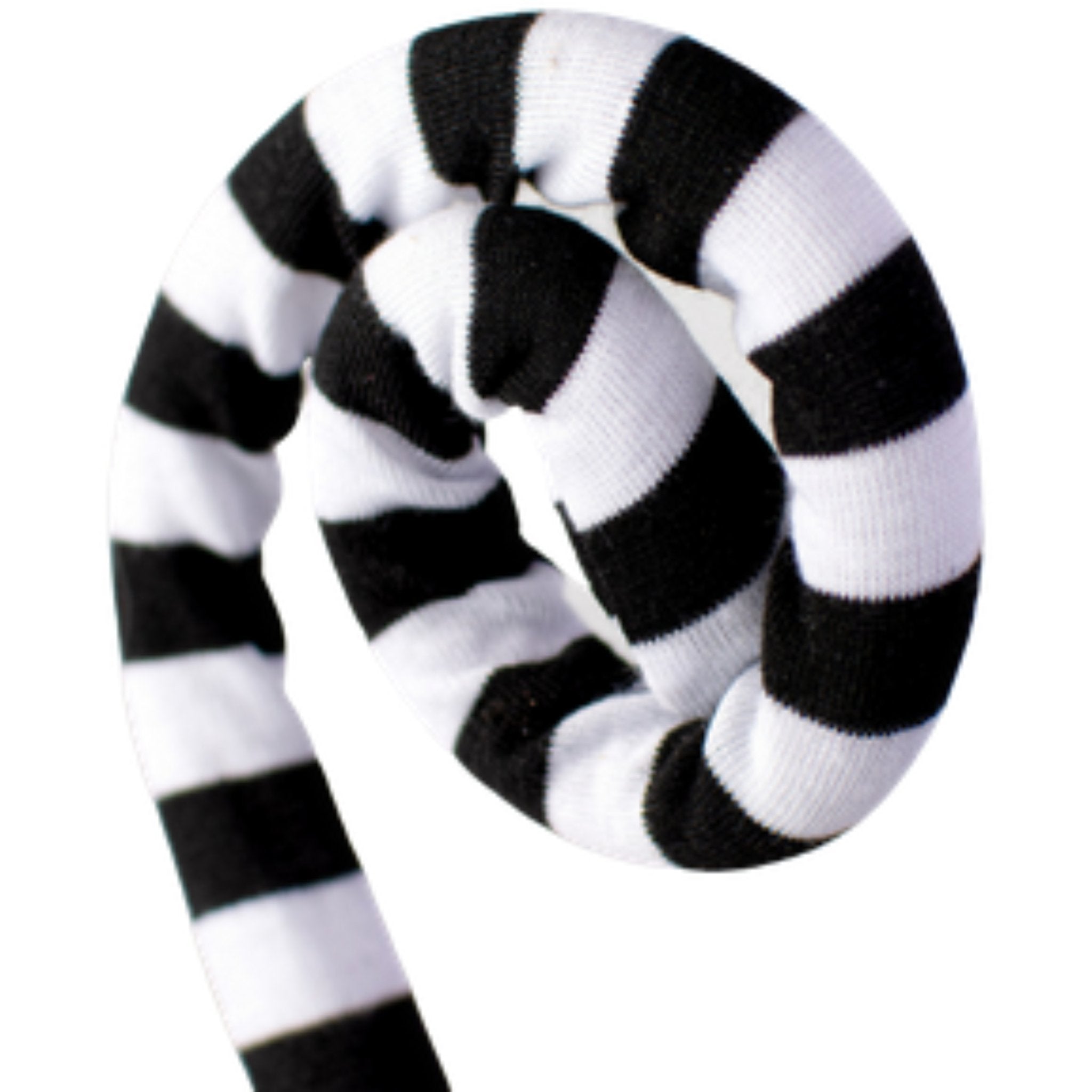 Shop For 30" Ice Fabric Stripe Spiral Spray: Black & White at Michelle's aDOORable Creations
