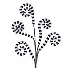 Shop For 30" Ice Fabric Stripe Spiral Spray: Black & White at Michelle's aDOORable Creations
