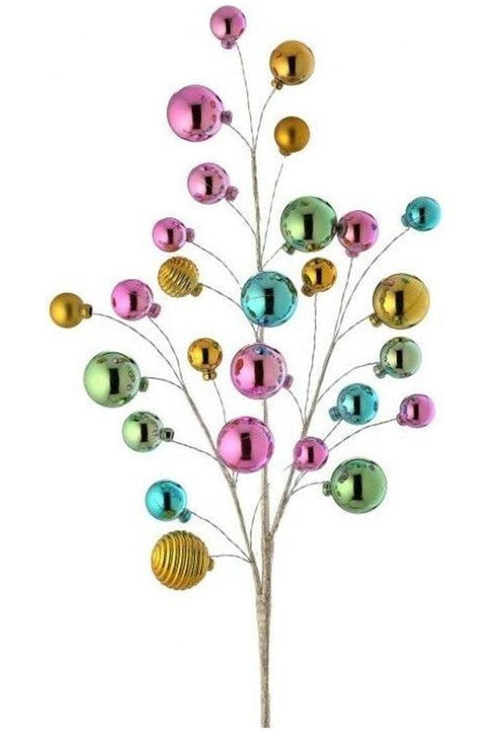 31" Shiny Matte Ball Spray: Pastel