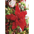 Shop For 32" Red Velvet Poinsettia Stem at Michelle's aDOORable Creations