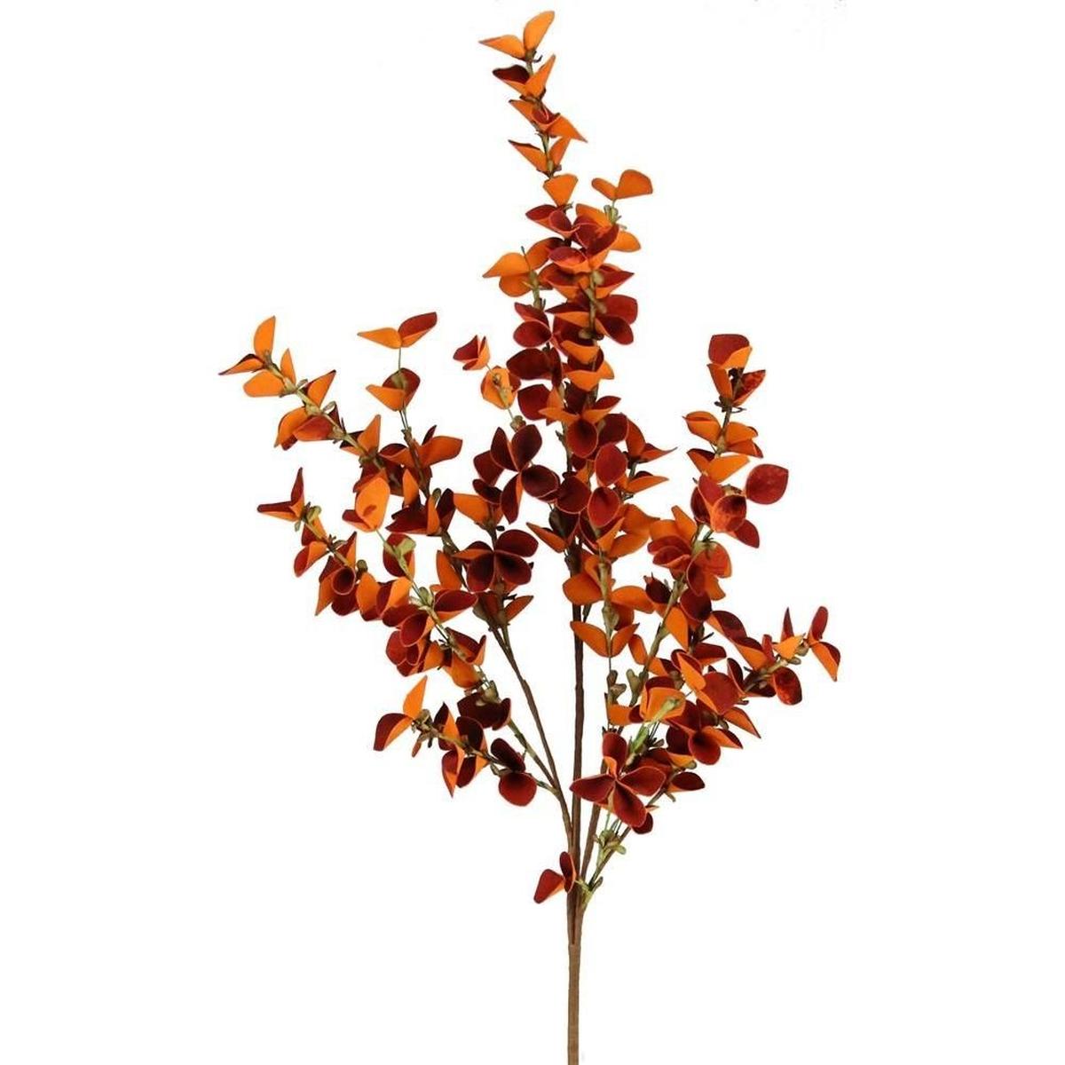 Shop For 33" Foam Eucalyptus Paper Leaf Spray: Orange at Michelle's aDOORable Creations
