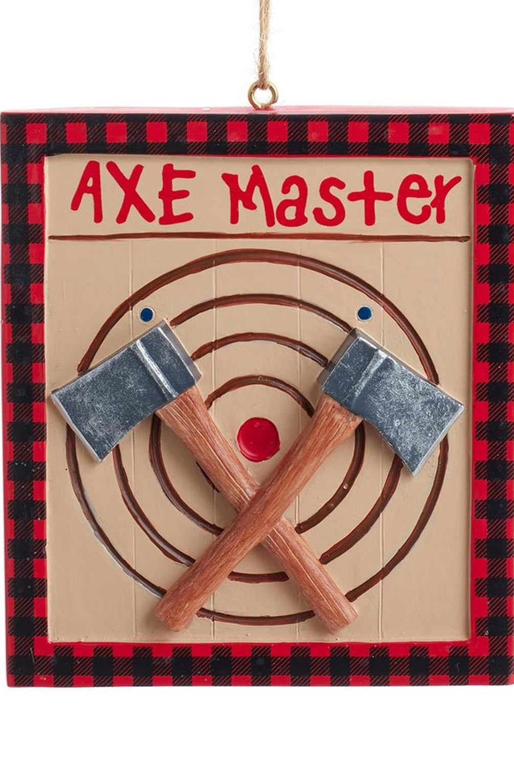 3.5" Lodge "Axe Master" Sign Ornament
