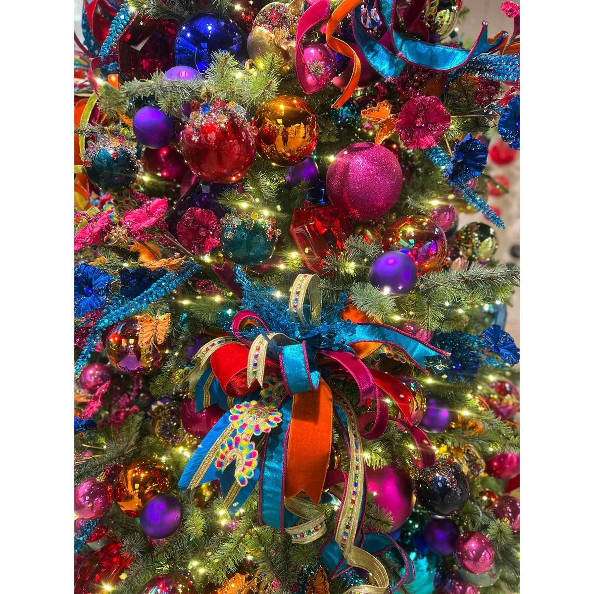 Shop For 4" Carnaval Plumes Ribbon: White (5 Yards) at Michelle's aDOORable Creations