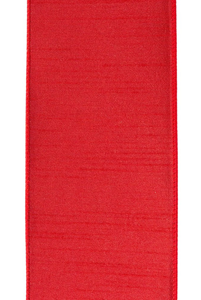 Shop For 4" Designer Plush Velvet Elite Ribbon: Red (5 Yards) at Michelle's aDOORable Creations