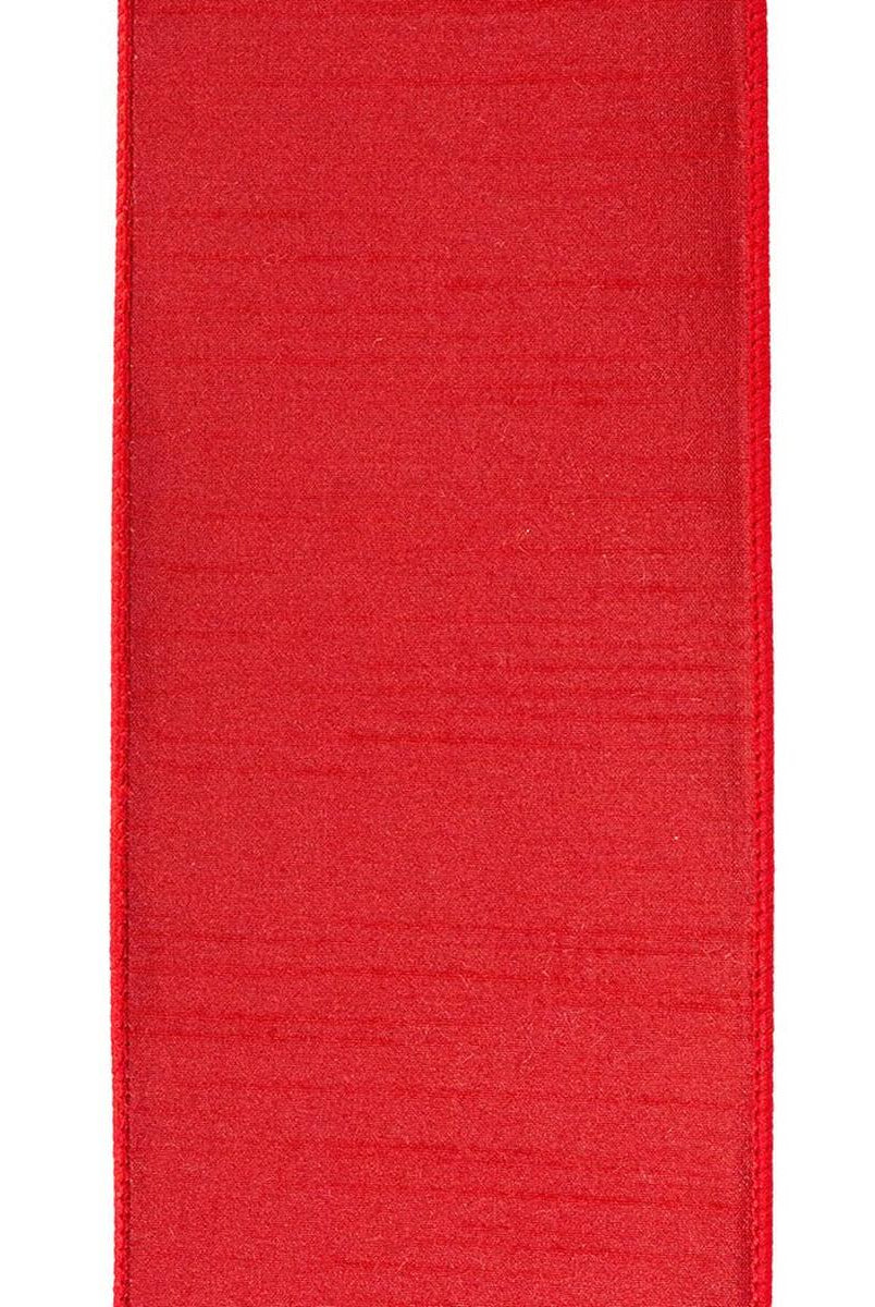Shop For 4" Designer Plush Velvet Elite Ribbon: Red (5 Yards) at Michelle's aDOORable Creations