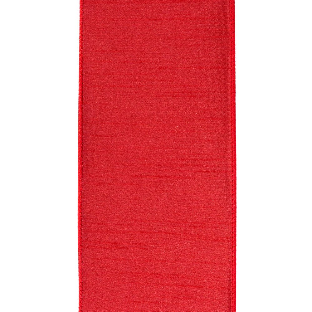 Shop For 4" Designer Plush Velvet Elite Ribbon: Red (5 Yards) at Michelle's aDOORable Creations