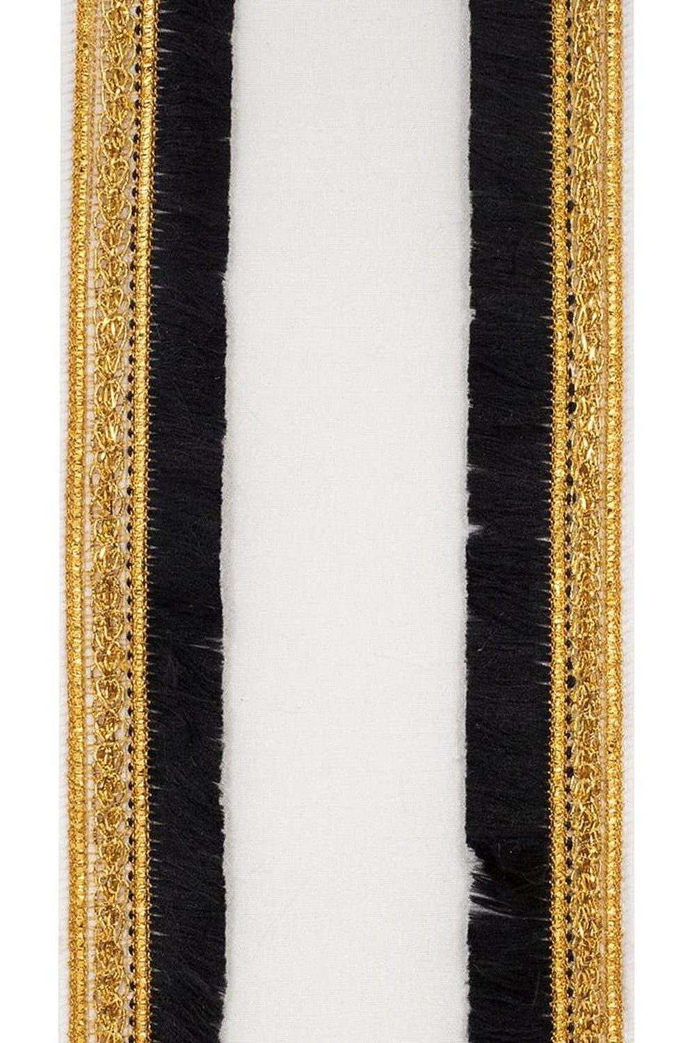 Shop For 4" Dupioni Fringe Edge Ribbon: White (5 Yards) at Michelle's aDOORable Creations