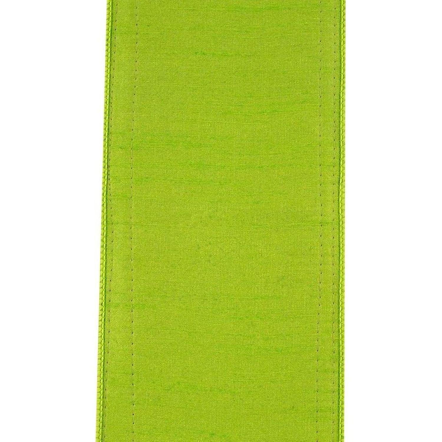 4" Dupioni Trimming Fringe Ribbon: Lime/Orange (5 Yards)