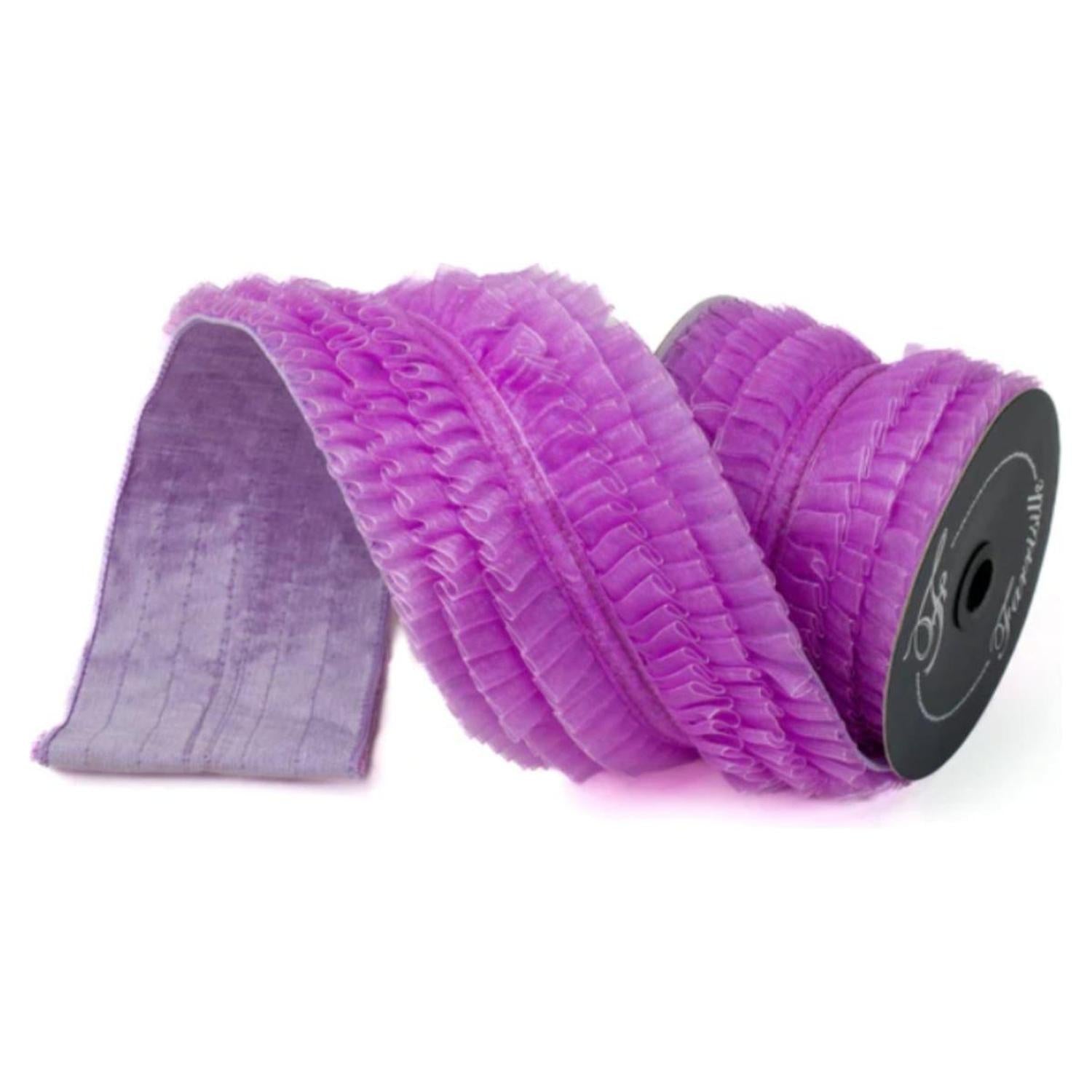 Shop For 4" Farrisilk Ballerina Ribbon: Lavender (5 Yards) at Michelle's aDOORable Creations