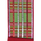 Shop For 4" Faux Dupion Plaid Glitter Ribbon: Green, Pink & Red (5 Yards) at Michelle's aDOORable Creations