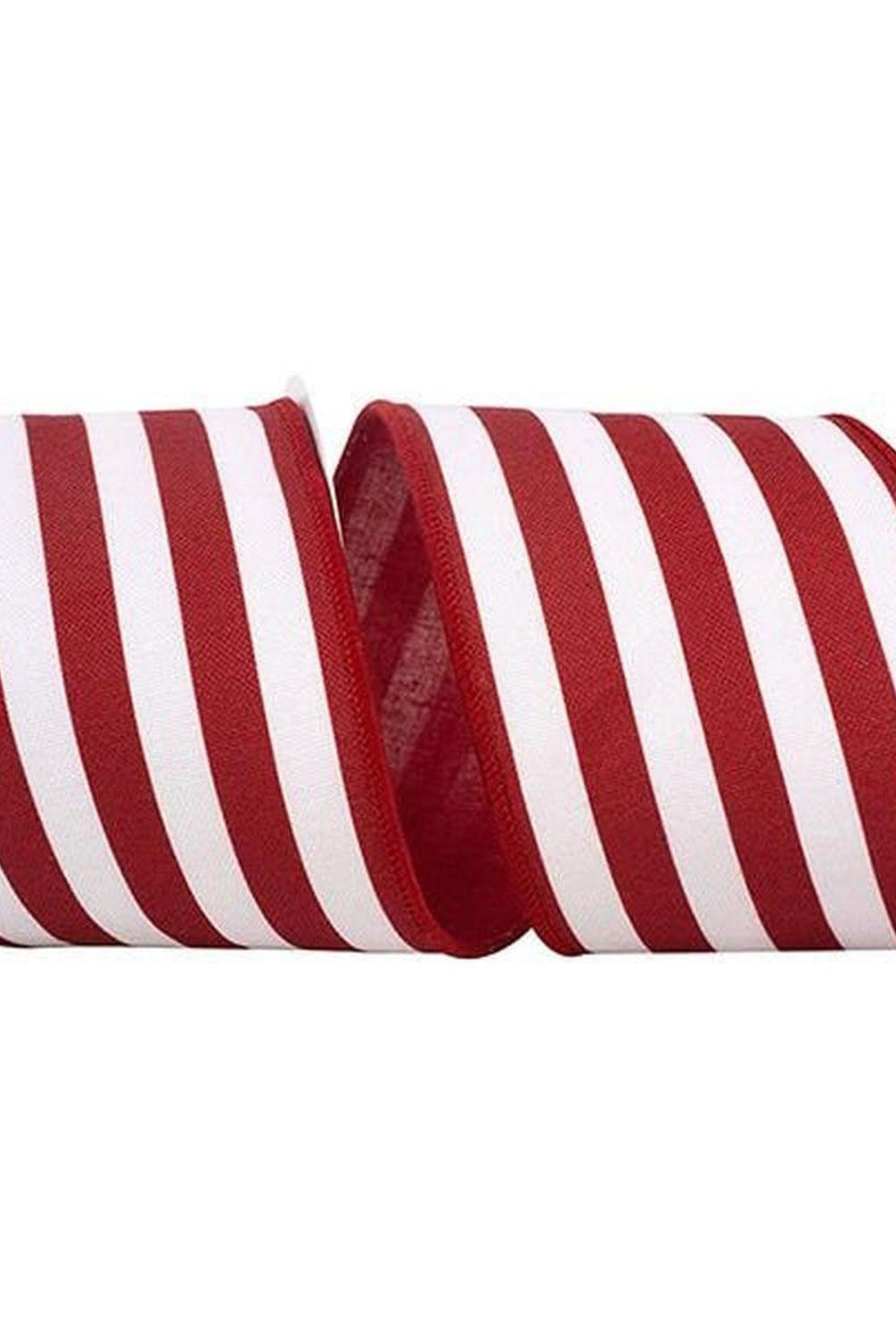 Shop For 4" Horizontal Striped Canvas Ribbon: Red (5 Yards) at Michelle's aDOORable Creations