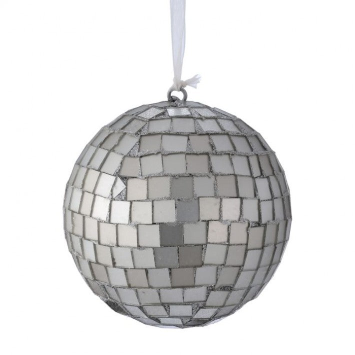 Shop For 4" Mosiac Mirror Ball Ornament at Michelle's aDOORable Creations
