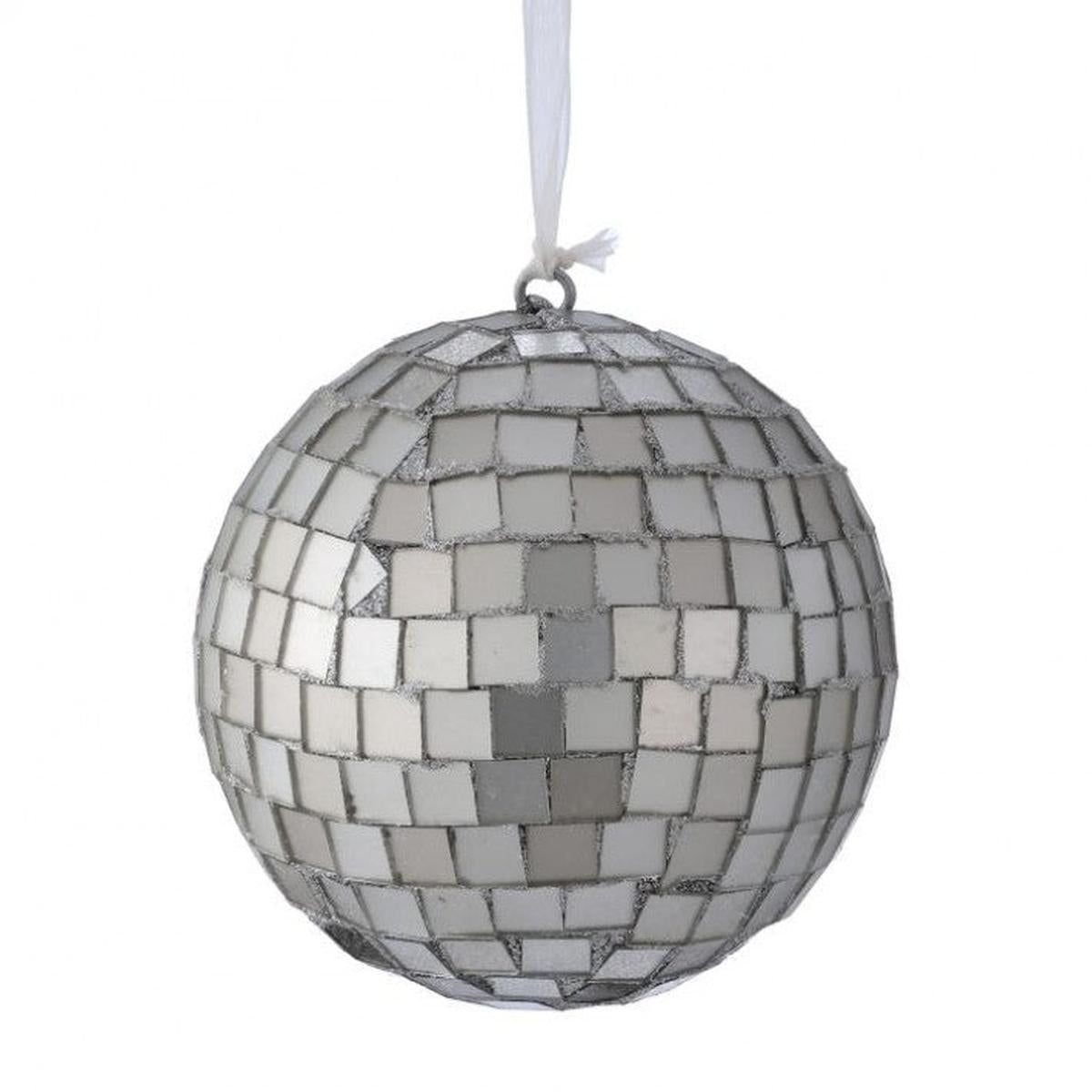 Shop For 4" Mosiac Mirror Ball Ornament at Michelle's aDOORable Creations