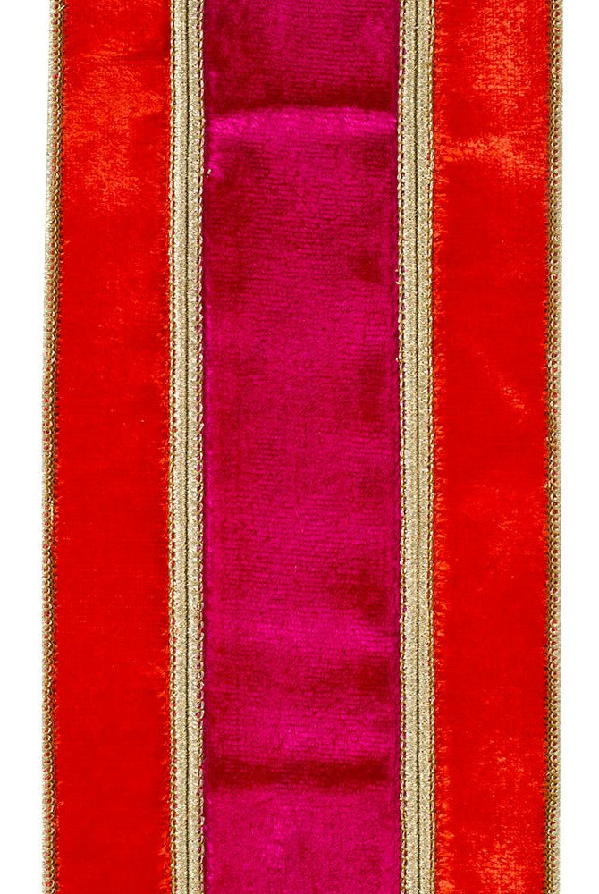 Shop For 4" Plush Berry Overlay Ribbon: Ruby/Red (5 Yards) at Michelle's aDOORable Creations