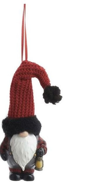4.3" Gnome With Knit Hat Ornaments - Michelle's aDOORable Creations - Holiday Ornaments