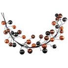 Shop For 5' Glitter Ball Garland: Orange/Black at Michelle's aDOORable Creations