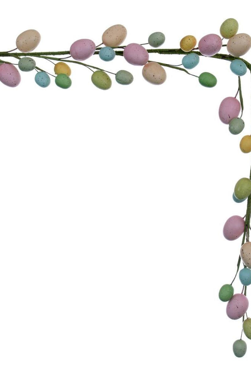 Shop For 52" Artificial Pastel Easter Egg Garland at Michelle's aDOORable Creations