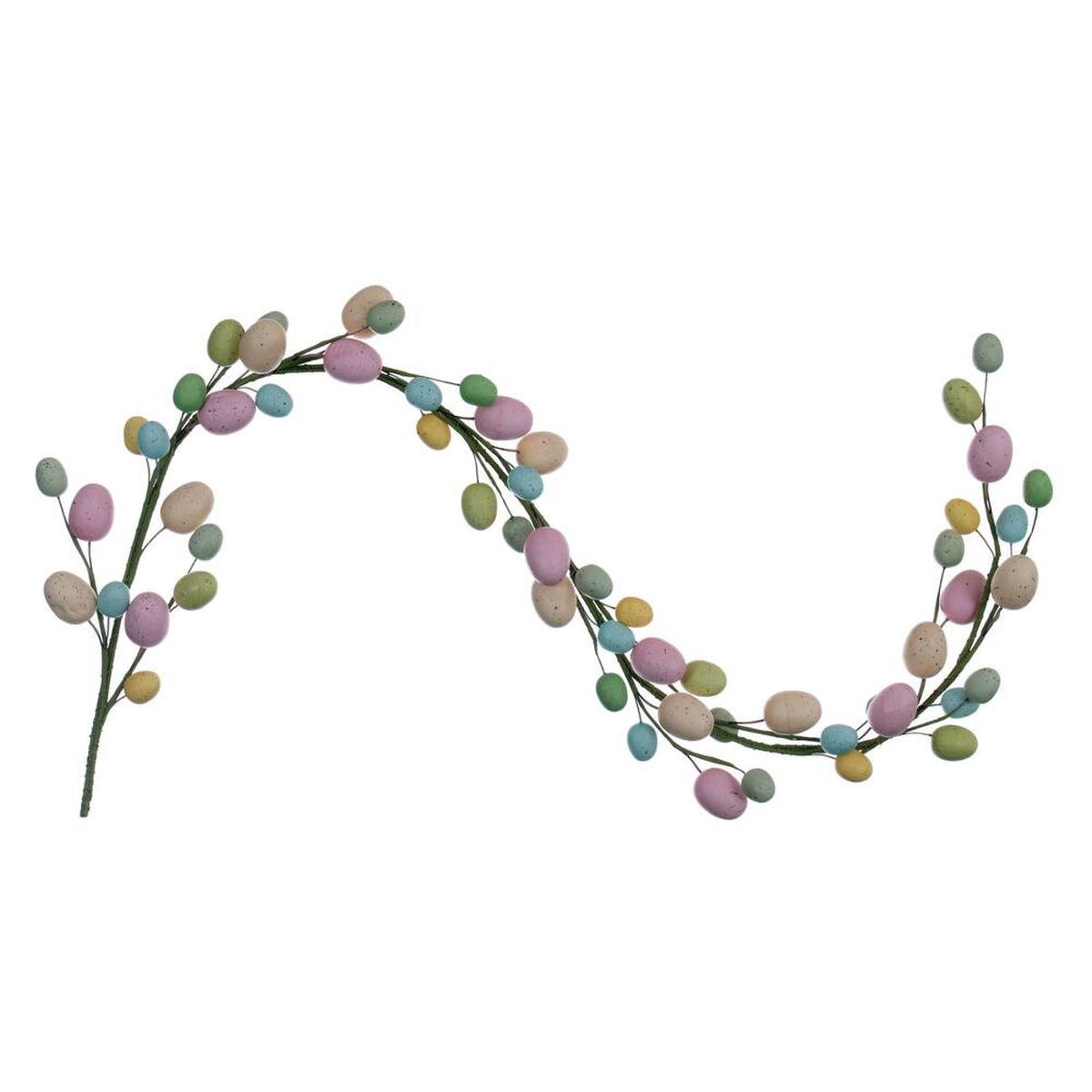 Shop For 52" Artificial Pastel Easter Egg Garland at Michelle's aDOORable Creations