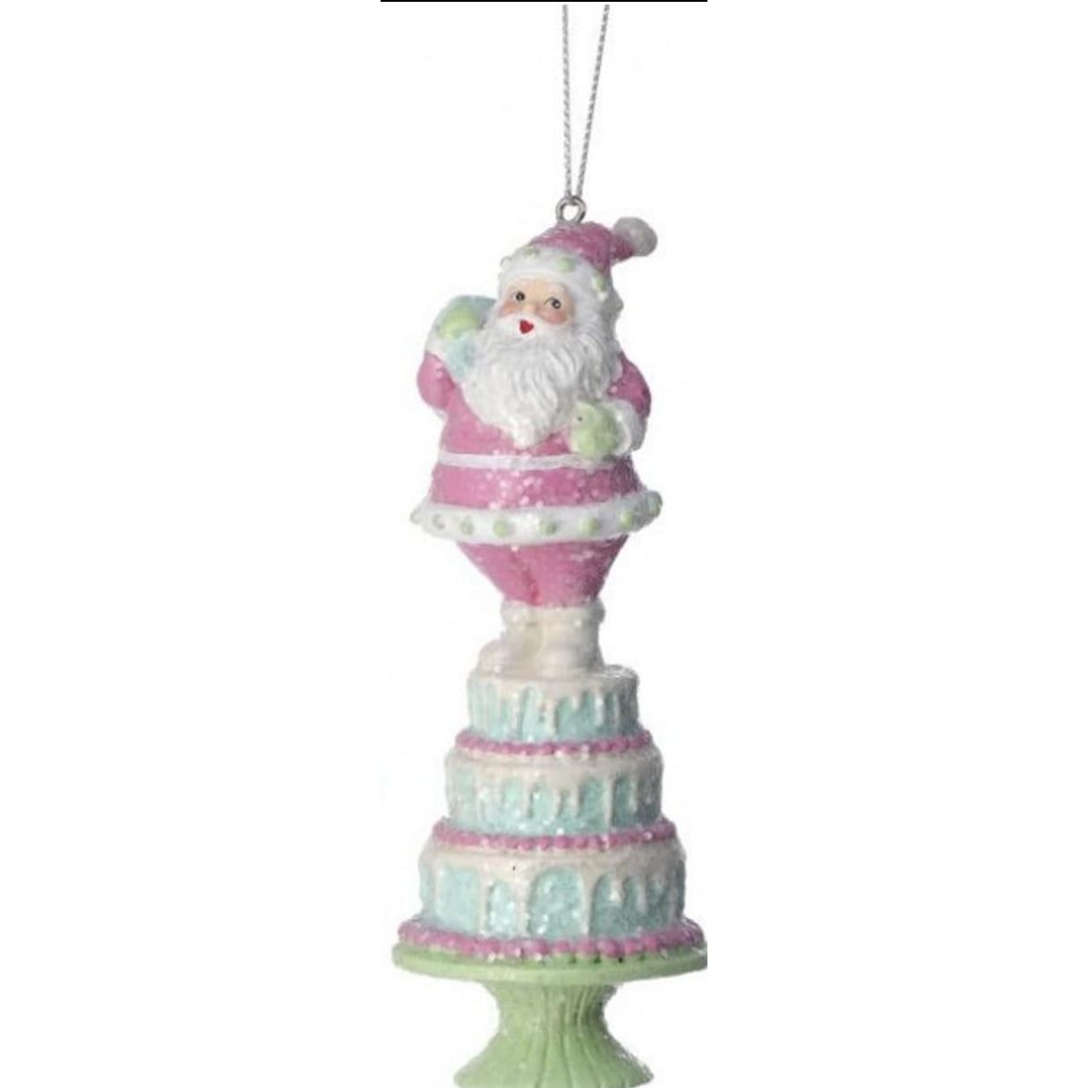 Shop For 5.5" Resin Santa/Snowman Ornament at Michelle's aDOORable Creations