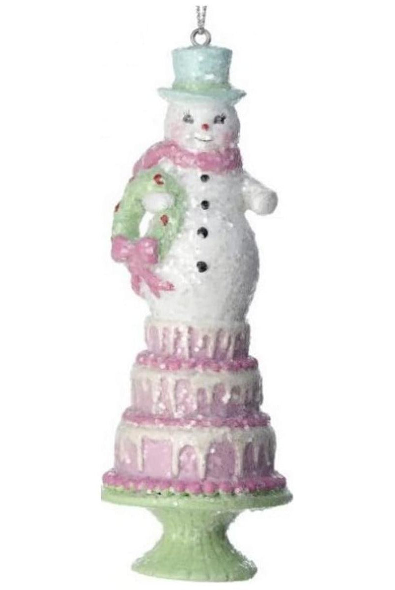 Shop For 5.5" Resin Santa/Snowman Ornament at Michelle's aDOORable Creations