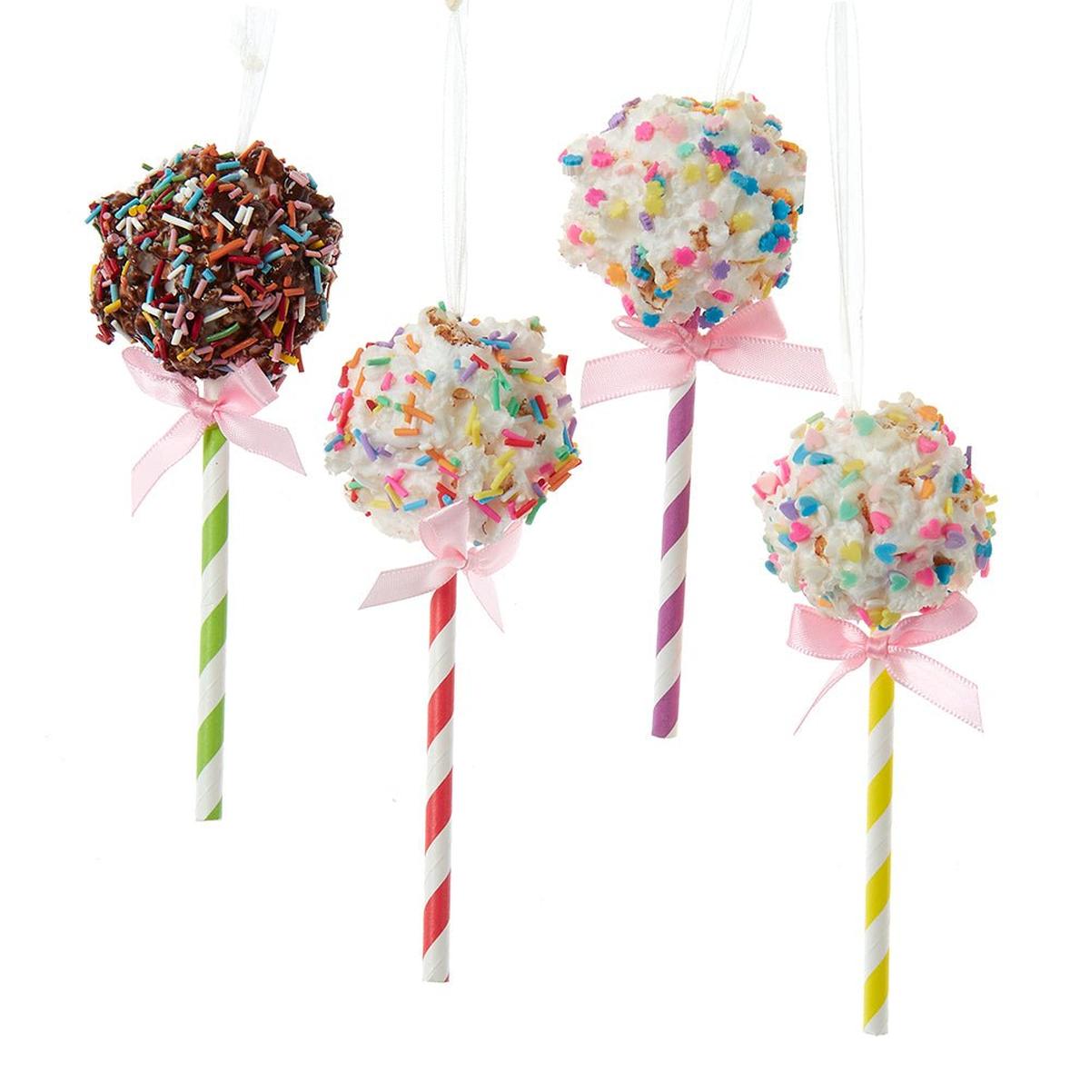 Shop For 5.7" Popcorn Lollipop Ornaments at Michelle's aDOORable Creations