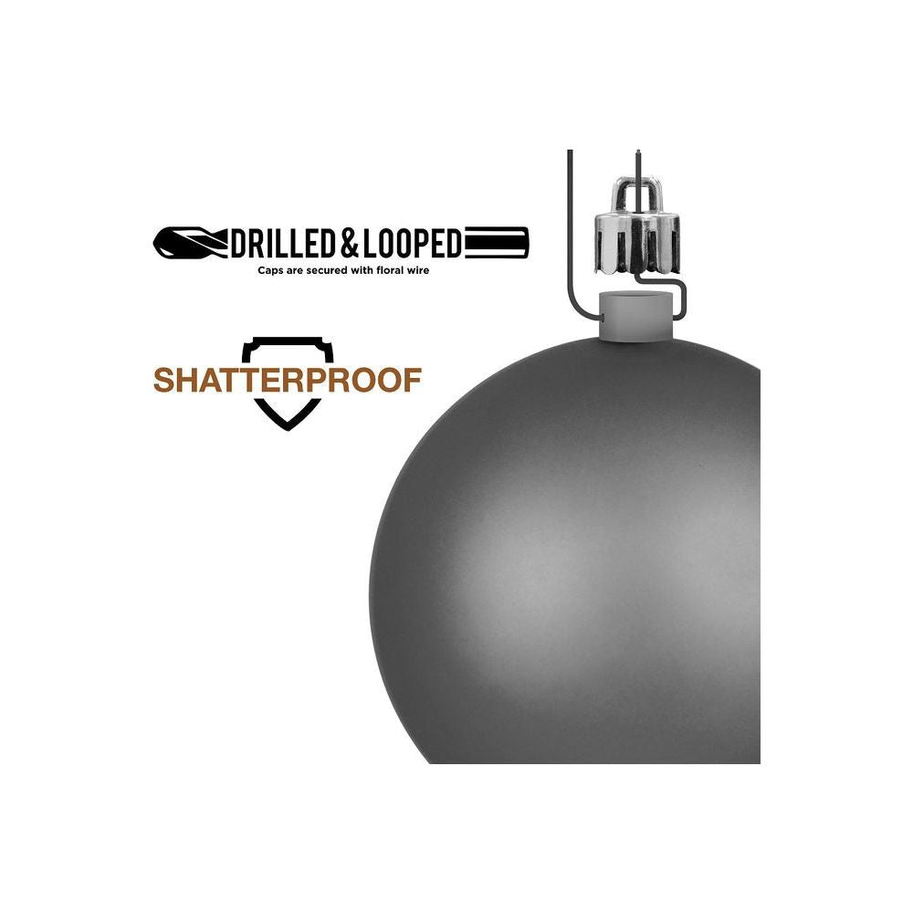 Shop For Clear Iridescent Ball Ornaments (Set of 4) at Michelle's aDOORable Creations