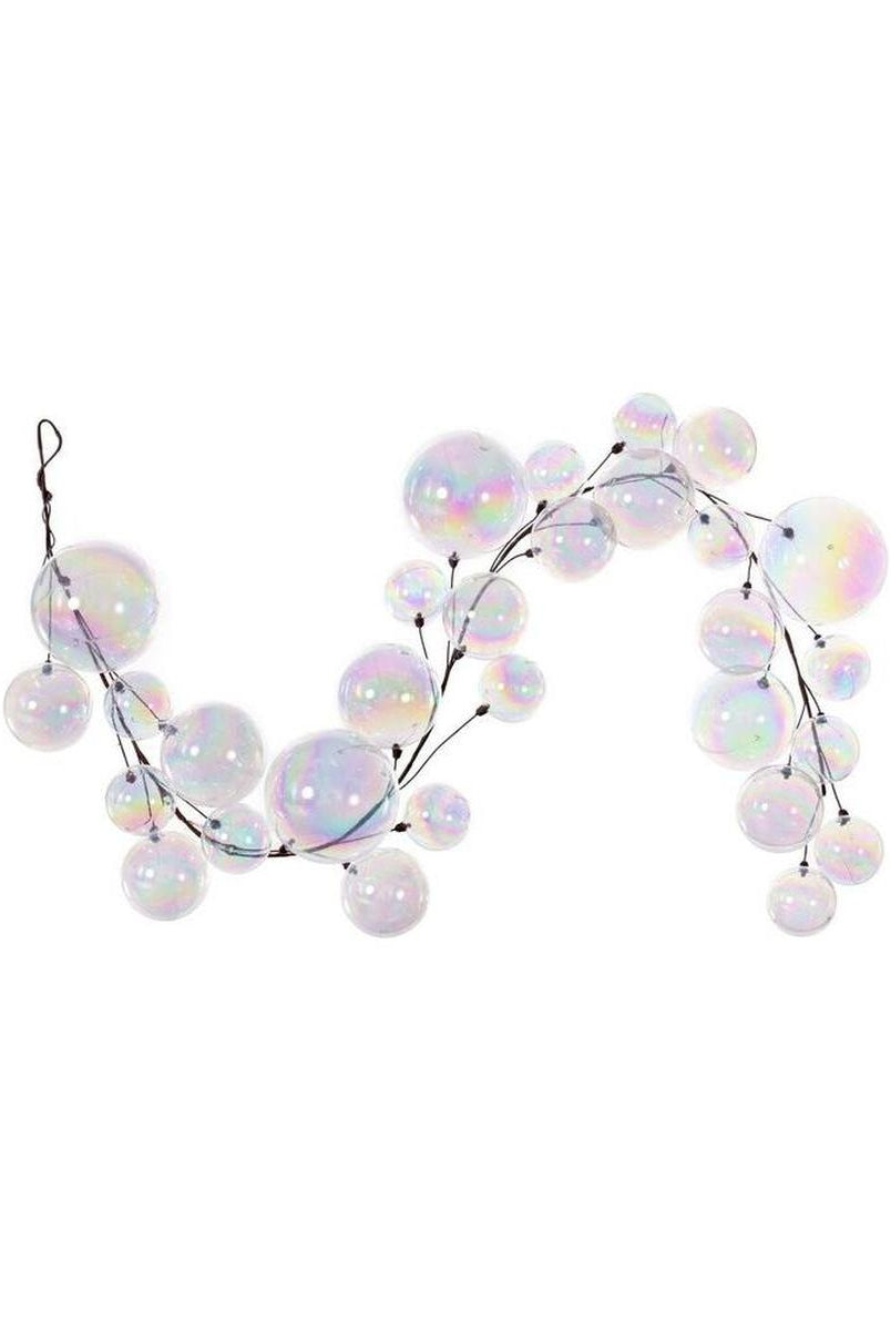 Shop For 6' Clear Iridescent Branch Ball Wire Garland at Michelle's aDOORable Creations