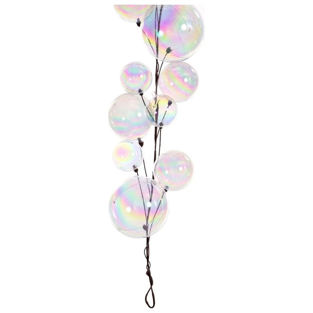 Shop For 6' Clear Iridescent Branch Ball Wire Garland at Michelle's aDOORable Creations