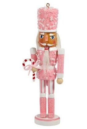 6" Pink Nutcracker Ornament - Michelle's aDOORable Creations - Holiday Ornaments