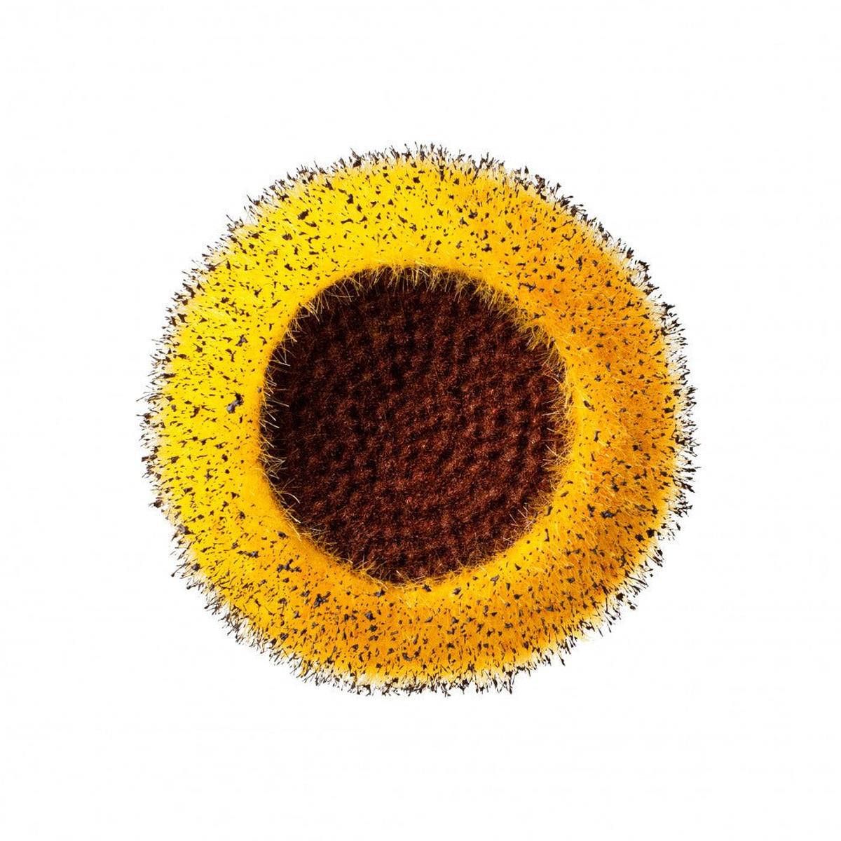 Shop For 6.25" Flower Head Center: Yellow/Brown at Michelle's aDOORable Creations