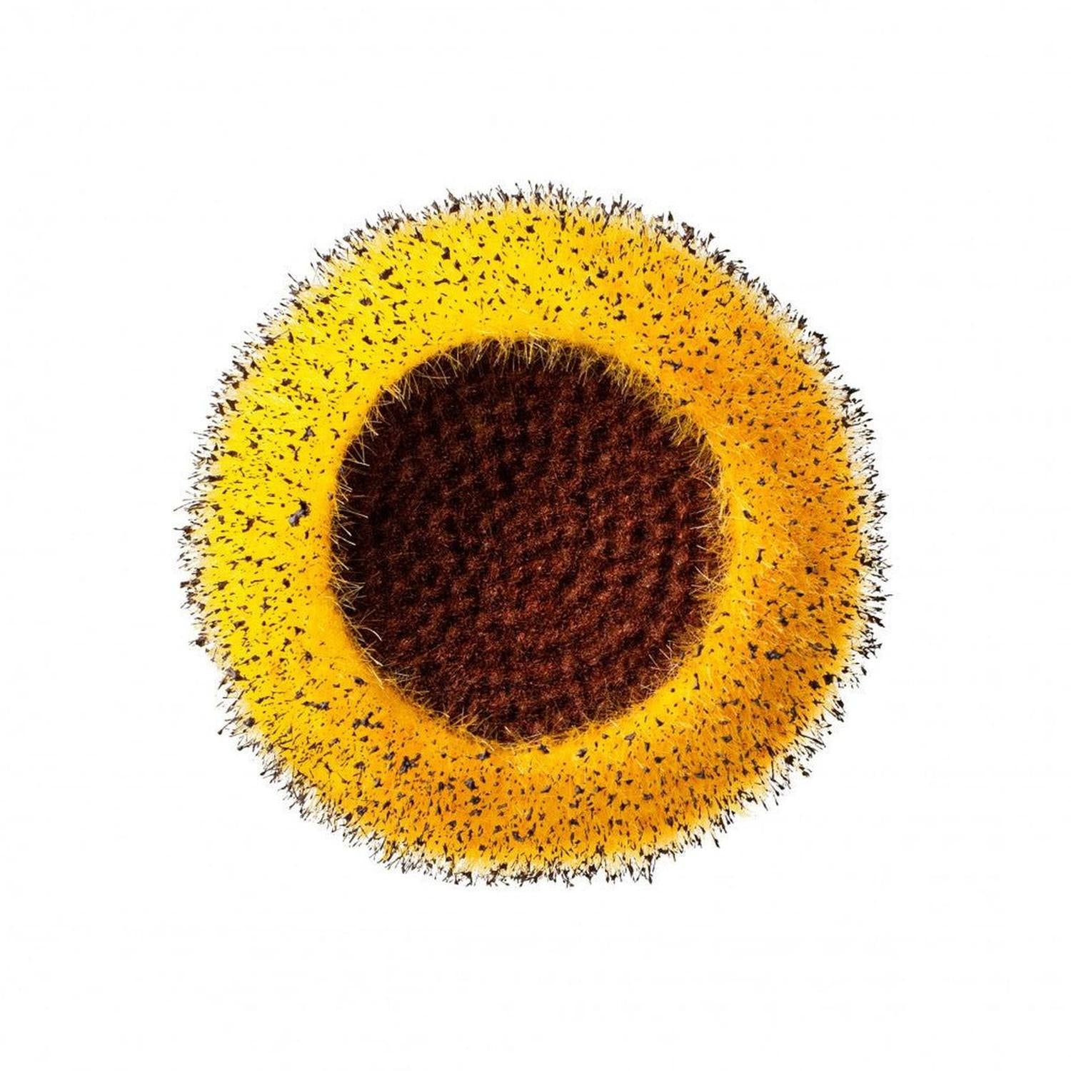 Shop For 6.25" Flower Head Center: Yellow/Brown at Michelle's aDOORable Creations