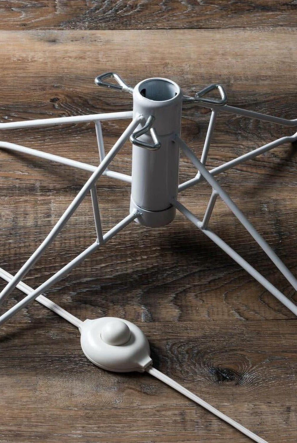 Shop For 6.5' White Salem Pencil Pine Artificial Christmas Tree with 250 Clear Lights at Michelle's aDOORable Creations