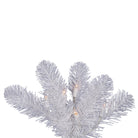 Shop For 6.5' White Salem Pencil Pine Artificial Christmas Tree with 250 Clear Lights at Michelle's aDOORable Creations