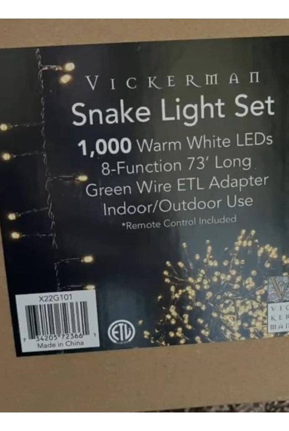 Shop For 73' Green Wire Snake Lights: Mulit Color Lights at Michelle's aDOORable Creations