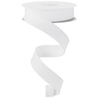 Shop For 7/8" Diagonal Weave Ribbon: White (10 Yards) at Michelle's aDOORable Creations