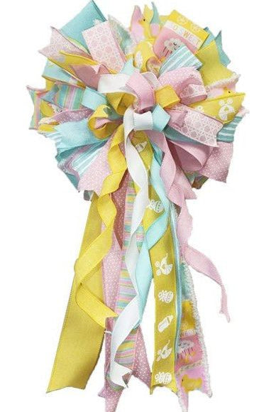7/8" Diagonal Weave Ribbon: Yellow (10 Yards) - Michelle's aDOORable Creations - Wired Edge Ribbon