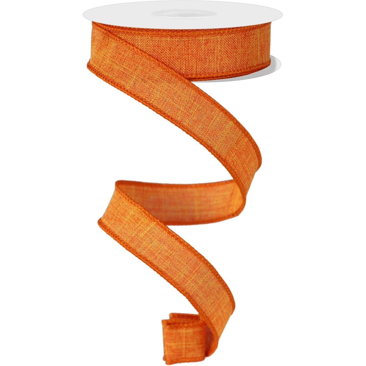 Shop For 7/8" Royal Burlap Ribbon: Orange (10 Yards) at Michelle's aDOORable Creations