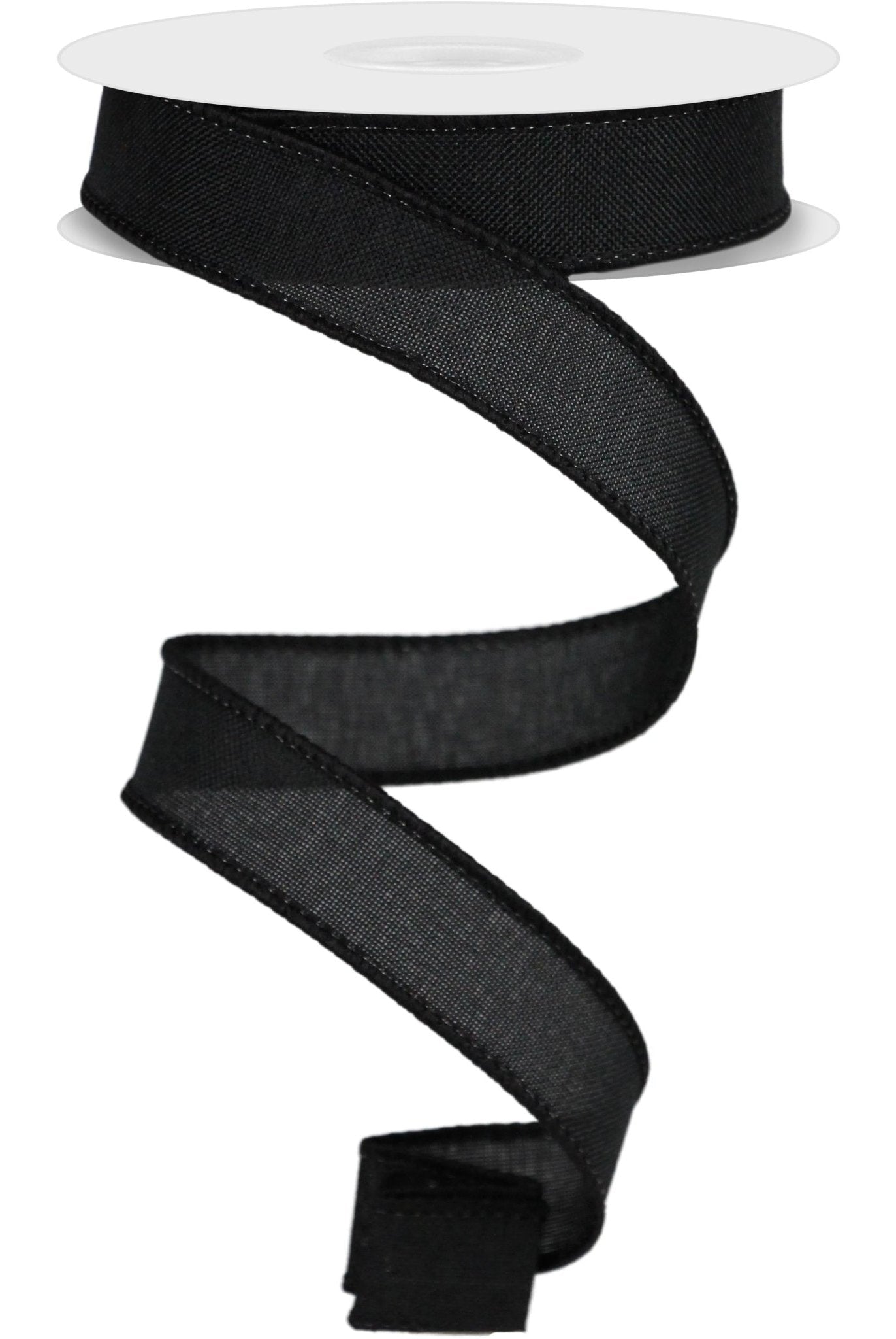 Shop For 7/8" Royal Canvas Ribbon: Black (10 Yards) at Michelle's aDOORable Creations