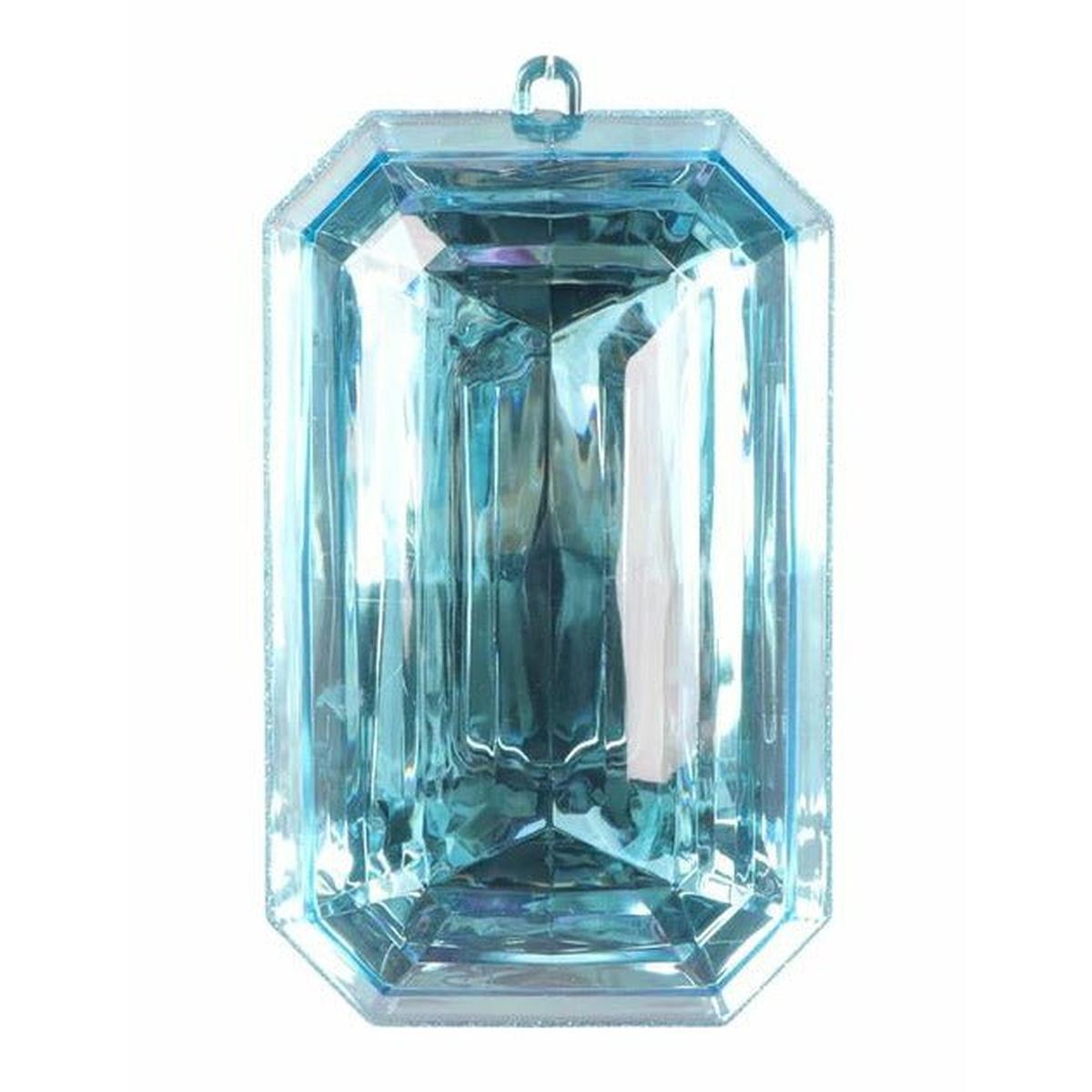 Shop For 8" Acrylic Rectangle Jewel Ornament: Light Blue at Michelle's aDOORable Creations