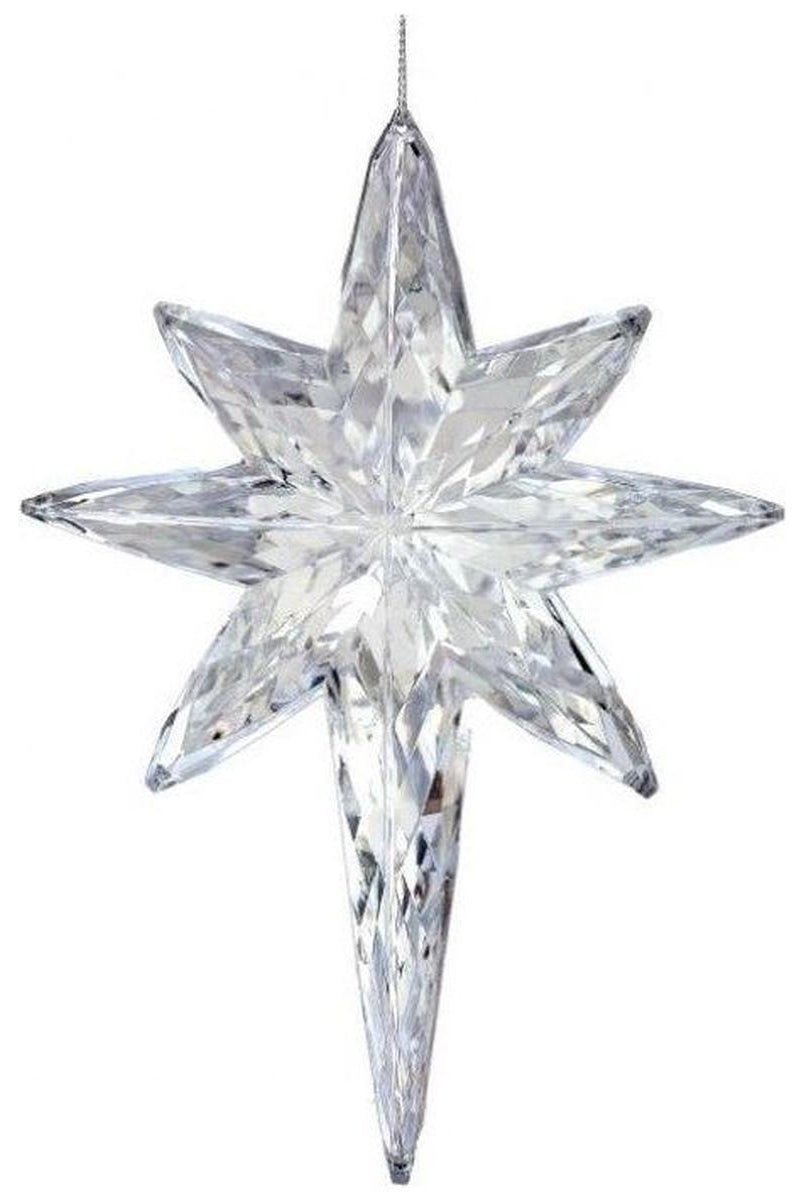 Shop For 8" Acrylic Star Of Bethlehem Ornament at Michelle's aDOORable Creations