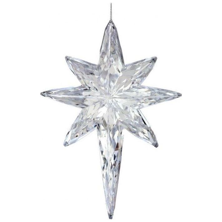 Shop For 8" Acrylic Star Of Bethlehem Ornament at Michelle's aDOORable Creations