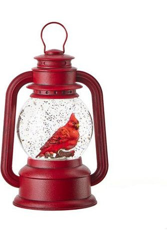 8" Cardinal Christmas Lamp Water Lantern - Michelle's aDOORable Creations - Water Lantern