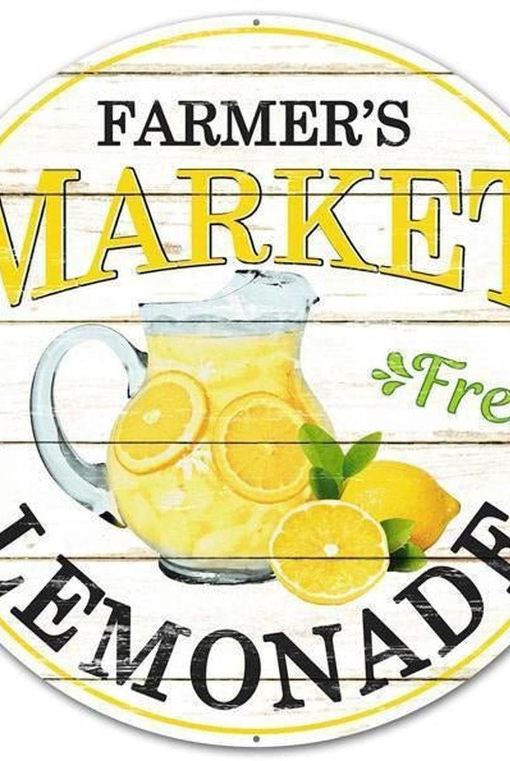 Shop For 8" Metal Farmer's Market Sign: Lemonade at Michelle's aDOORable Creations