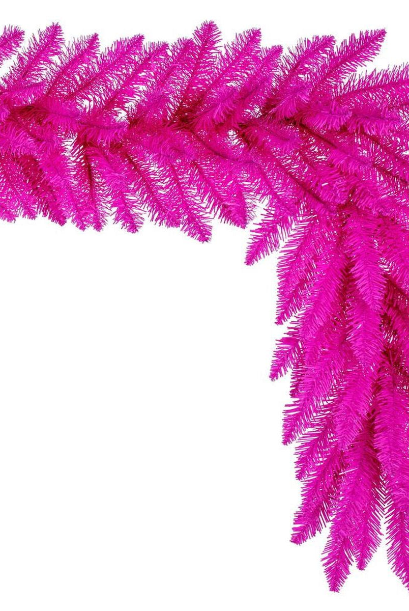 Shop For 9' Hot Pink Artificial Unlit Garland at Michelle's aDOORable Creations