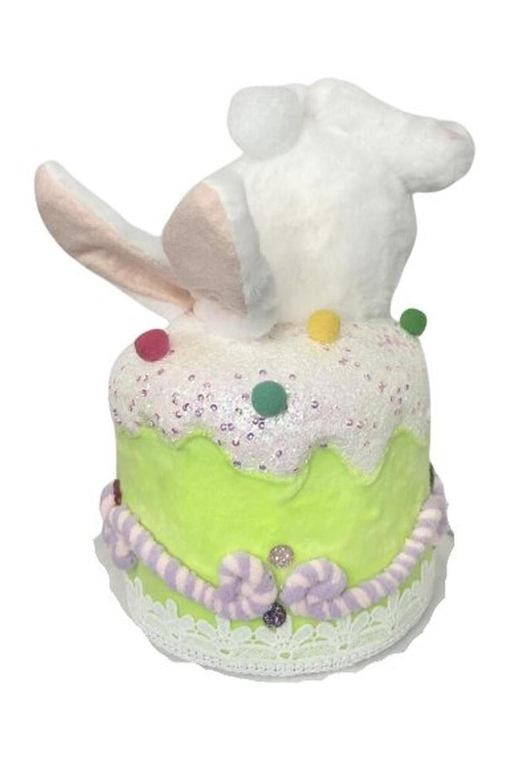 Shop For 9.5" Furry Bottom Cake Bunny at Michelle's aDOORable Creations