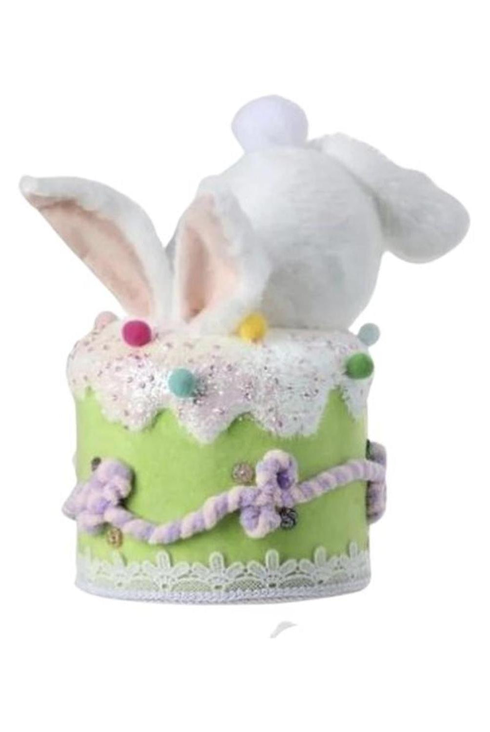 Shop For 9.5" Furry Bottom Cake Bunny at Michelle's aDOORable Creations