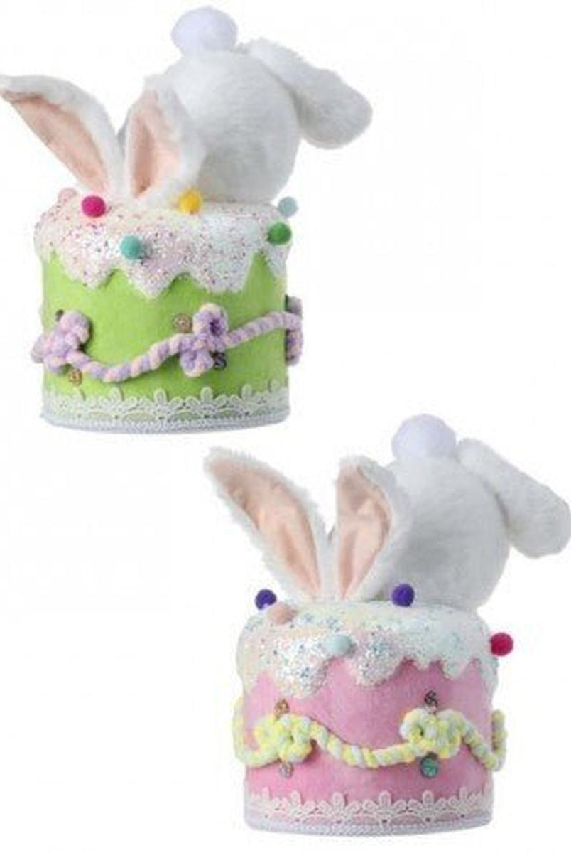Shop For 9.5" Furry Bottom Cake Bunny at Michelle's aDOORable Creations