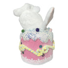 Shop For 9.5" Furry Bottom Cake Bunny at Michelle's aDOORable Creations
