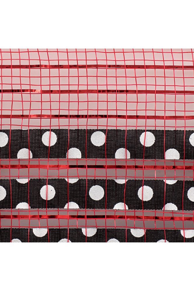 1pc Unisex Red Polka Dot Patterned Pc Oversized Square Frame Anti