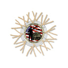 Shop For Army Home of the Brave Round Sign - Wreath Enhancement at Michelle's aDOORable Creations